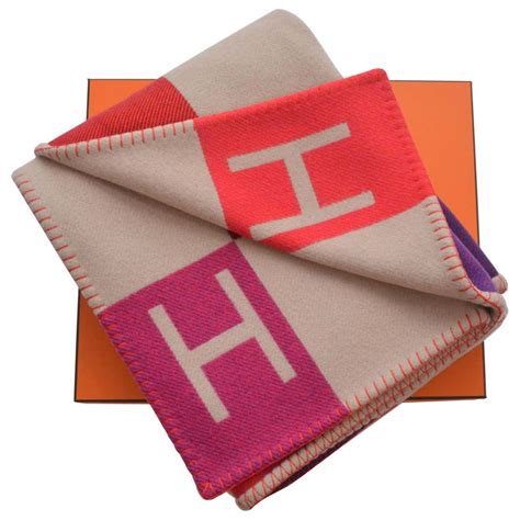 hermes blanket pink|authentic hermes blanket.